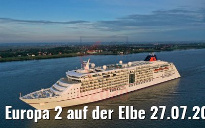 Europa 2 auf der Elbe 27.07.2020 Europa 2 auf der Elbe 27.07.2020