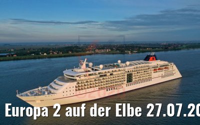 Europa 2 auf der Elbe 27.07.2020 Europa 2 auf der Elbe 27.07.2020