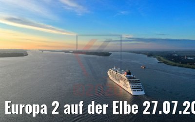 Europa 2 auf der Elbe 27.07.2020 Europa 2 auf der Elbe 27.07.2020