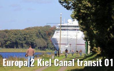 Europa 2 Kiel Canal transit 01.10.2017 Europa 2 Kiel Canal transit 01.10.2017
