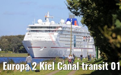 Europa 2 Kiel Canal transit 01.10.2017 Europa 2 Kiel Canal transit 01.10.2017