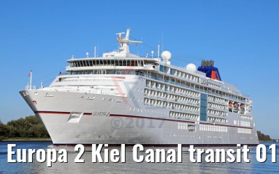 Europa 2 Kiel Canal transit 01.10.2017 Europa 2 Kiel Canal transit 01.10.2017