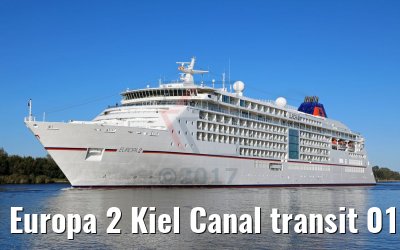Europa 2 Kiel Canal transit 01.10.2017 Europa 2 Kiel Canal transit 01.10.2017