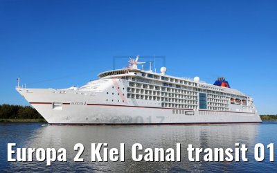 Europa 2 Kiel Canal transit 01.10.2017 Europa 2 Kiel Canal transit 01.10.2017