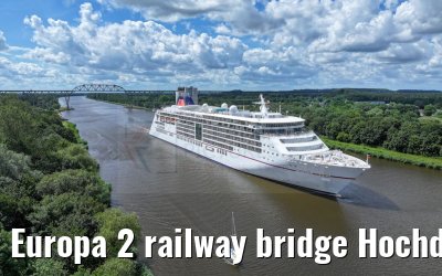 Europa 2 railway bridge Hochdonn Kiel Canal 07.07.2024 Europa 2 railway bridge Hochdonn Kiel Canal 07.07.2024