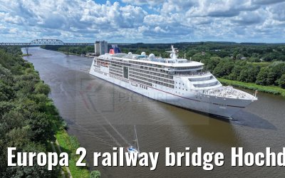 Europa 2 railway bridge Hochdonn Kiel Canal 07.07.2024 Europa 2 railway bridge Hochdonn Kiel Canal 07.07.2024