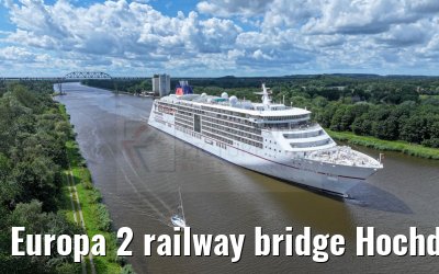 Europa 2 railway bridge Hochdonn Kiel Canal 07.07.2024 Europa 2 railway bridge Hochdonn Kiel Canal 07.07.2024