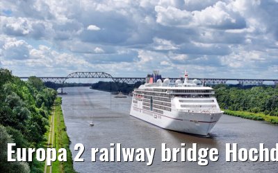 Europa 2 railway bridge Hochdonn Kiel Canal 07.07.2024 Europa 2 railway bridge Hochdonn Kiel Canal 07.07.2024