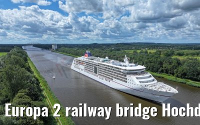 Europa 2 railway bridge Hochdonn Kiel Canal 07.07.2024 Europa 2 railway bridge Hochdonn Kiel Canal 07.07.2024
