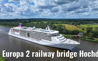 Europa 2 railway bridge Hochdonn Kiel Canal 07.07.2024 Europa 2 railway bridge Hochdonn Kiel Canal 07.07.2024