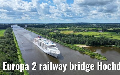 Europa 2 railway bridge Hochdonn Kiel Canal 07.07.2024 Europa 2 railway bridge Hochdonn Kiel Canal 07.07.2024