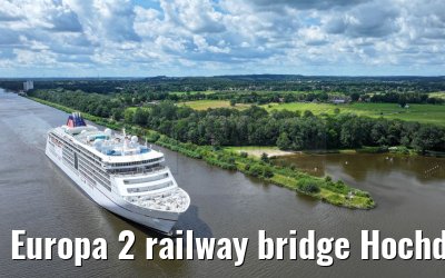 Europa 2 railway bridge Hochdonn Kiel Canal 07.07.2024 Europa 2 railway bridge Hochdonn Kiel Canal 07.07.2024