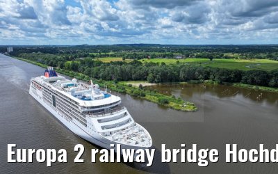 Europa 2 railway bridge Hochdonn Kiel Canal 07.07.2024 Europa 2 railway bridge Hochdonn Kiel Canal 07.07.2024