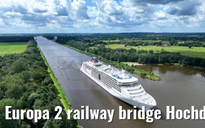 Europa 2 railway bridge Hochdonn Kiel Canal 07.07.2024 Europa 2 railway bridge Hochdonn Kiel Canal 07.07.2024
