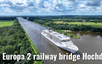Europa 2 railway bridge Hochdonn Kiel Canal 07.07.2024 Europa 2 railway bridge Hochdonn Kiel Canal 07.07.2024