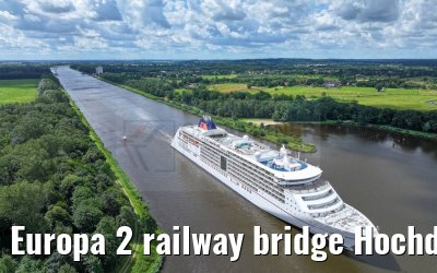 Europa 2 railway bridge Hochdonn Kiel Canal 07.07.2024 Europa 2 railway bridge Hochdonn Kiel Canal 07.07.2024