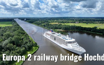 Europa 2 railway bridge Hochdonn Kiel Canal 07.07.2024 Europa 2 railway bridge Hochdonn Kiel Canal 07.07.2024