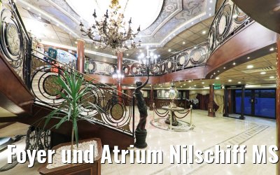 Foyer und Atrium Nilschiff MS Royal Princess Foyer und Atrium Nilschiff MS Royal Princess