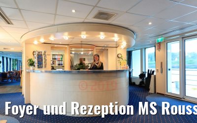 Foyer und Rezeption MS Rousse Prestige Foyer und Rezeption MS Rousse Prestige