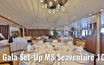 Gala Set-Up MS Seaventure 10.08.2021 Gala Set-Up MS Seaventure 10.08.2021