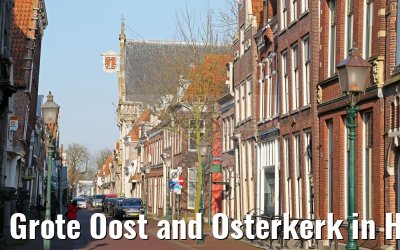 Grote Oost and Osterkerk in Hoorn 04.04.2016 Grote Oost and Osterkerk in Hoorn 04.04.2016