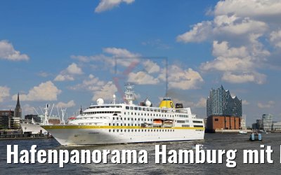 Hafenpanorama Hamburg mit MS Hamburg 14.05.2017 Hafenpanorama Hamburg mit MS Hamburg 14.05.2017