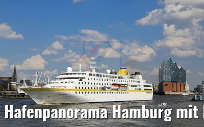 Hafenpanorama Hamburg mit MS Hamburg 14.05.2017 Hafenpanorama Hamburg mit MS Hamburg 14.05.2017