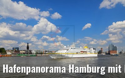 Hafenpanorama Hamburg mit MS Hamburg 14.05.2017 Hafenpanorama Hamburg mit MS Hamburg 14.05.2017