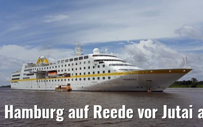 Hamburg auf Reede vor Jutai am Rio Jutai 05.01.2015 Hamburg auf Reede vor Jutai am Rio Jutai 05.01.2015