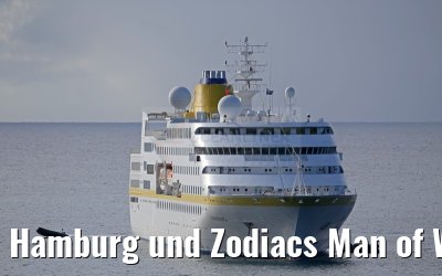 Hamburg und Zodiacs Man of War Bay Tobago 24.01.2015 Hamburg und Zodiacs Man of War Bay Tobago 24.01.2015