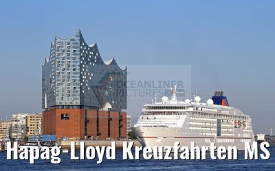 Hapag-Lloyd Kreuzfahrten MS Europa 2 departing port of Hamburg, with Elbe Philharmonic Hall, 24.08.2016 Hapag-Lloyd Kreuzfahrten MS Europa 2 departing port of Hamburg, with Elbe Philharmonic Hall, 24.08.2016