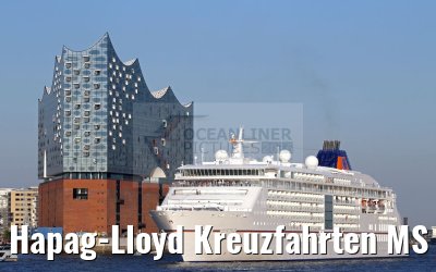 Hapag-Lloyd Kreuzfahrten MS Europa 2 departing port of Hamburg, with Elbe Philharmonic Hall, 24.08.2016 Hapag-Lloyd Kreuzfahrten MS Europa 2 departing port of Hamburg, with Elbe Philharmonic Hall, 24.08.2016