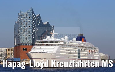 Hapag-Lloyd Kreuzfahrten MS Europa 2 departing port of Hamburg, with Elbe Philharmonic Hall, 24.08.2016 Hapag-Lloyd Kreuzfahrten MS Europa 2 departing port of Hamburg, with Elbe Philharmonic Hall, 24.08.2016