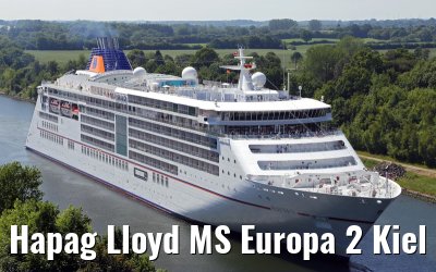 Hapag Lloyd MS Europa 2 Kiel canal transit 09.06.2014 Hapag Lloyd MS Europa 2 Kiel canal transit 09.06.2014