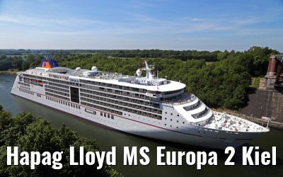 Hapag Lloyd MS Europa 2 Kiel canal transit 09.06.2014 Hapag Lloyd MS Europa 2 Kiel canal transit 09.06.2014