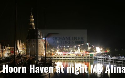 Hoorn Haven at night MS Alina 04.04.2016 Hoorn Haven at night MS Alina 04.04.2016