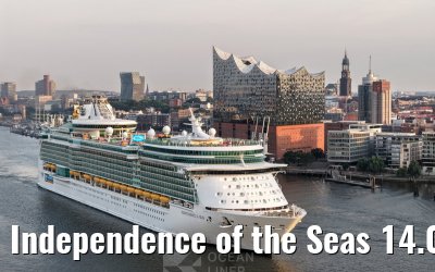 Independence of the Seas 14.08.2025 Hamburg arrival Independence of the Seas 14.08.2025 Hamburg arrival