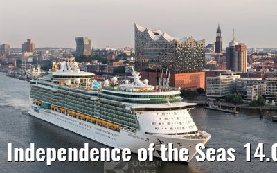 Independence of the Seas 14.08.2025 Hamburg arrival Independence of the Seas 14.08.2025 Hamburg arrival
