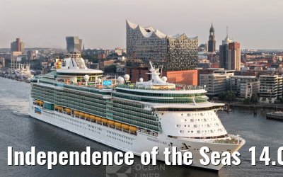 Independence of the Seas 14.08.2025 Hamburg arrival Independence of the Seas 14.08.2025 Hamburg arrival