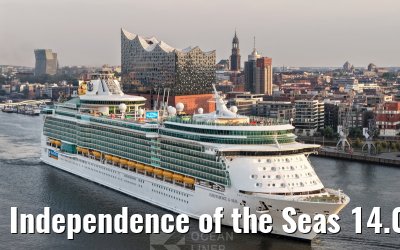 Independence of the Seas 14.08.2025 Hamburg arrival Independence of the Seas 14.08.2025 Hamburg arrival