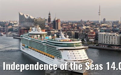 Independence of the Seas 14.08.2025 Hamburg arrival Independence of the Seas 14.08.2025 Hamburg arrival