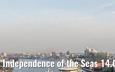 Independence of the Seas 14.08.2025 Hamburg arrival Independence of the Seas 14.08.2025 Hamburg arrival