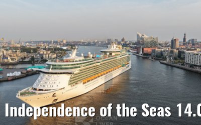 Independence of the Seas 14.08.2025 Hamburg arrival Independence of the Seas 14.08.2025 Hamburg arrival