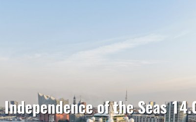 Independence of the Seas 14.08.2025 Hamburg arrival Independence of the Seas 14.08.2025 Hamburg arrival