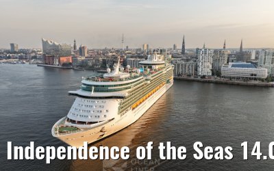 Independence of the Seas 14.08.2025 Hamburg arrival Independence of the Seas 14.08.2025 Hamburg arrival