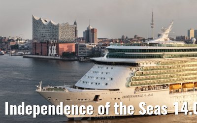 Independence of the Seas 14.08.2025 Hamburg arrival Independence of the Seas 14.08.2025 Hamburg arrival
