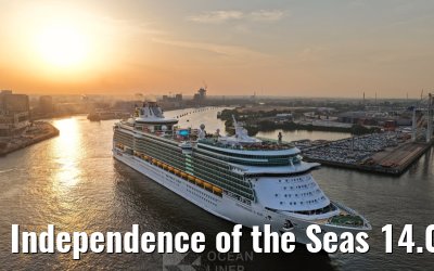 Independence of the Seas 14.08.2025 Hamburg arrival Independence of the Seas 14.08.2025 Hamburg arrival