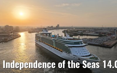 Independence of the Seas 14.08.2025 Hamburg arrival Independence of the Seas 14.08.2025 Hamburg arrival
