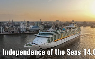 Independence of the Seas 14.08.2025 Hamburg arrival Independence of the Seas 14.08.2025 Hamburg arrival
