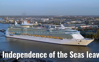 Independence of the Seas leaves the shipyard Blohm + Voss in Hamburg Independence of the Seas leaves the shipyard Blohm + Voss in Hamburg